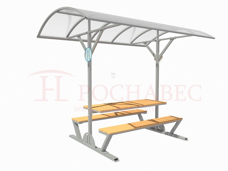 Навес со столиком для шестерых