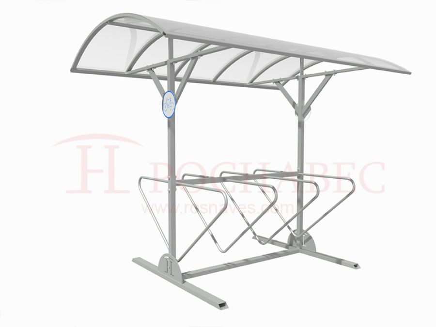 Навес для велопарковки двухсторонний